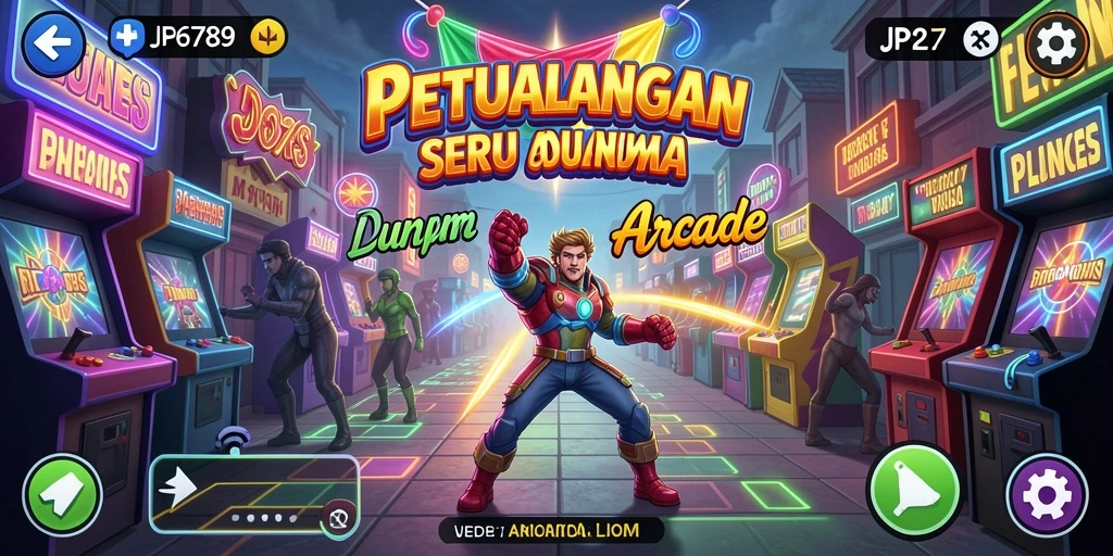 Cuplikan JP6789 sebelum APK Arcade dipasang.